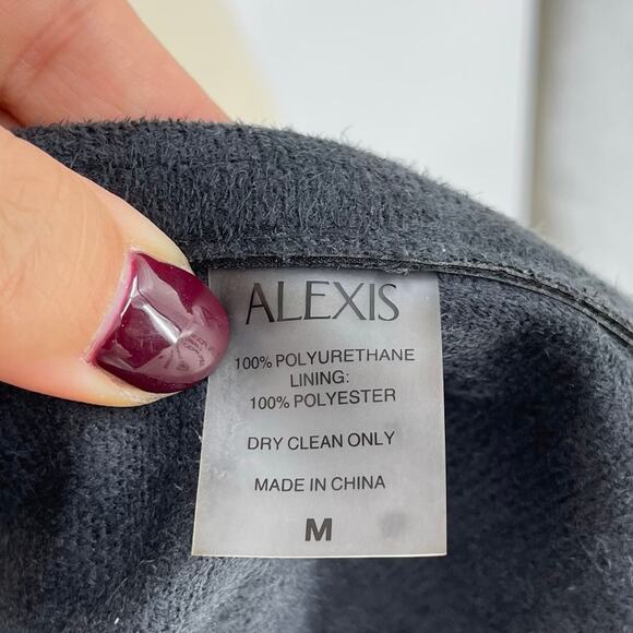 Alexis | NWT Cameron Dress in Multi Patchwork Faux Leather Shift AS IS M - Picture 16 of 16